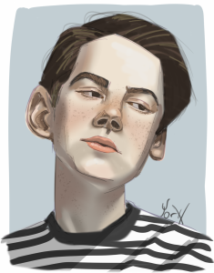 chico angustiado       